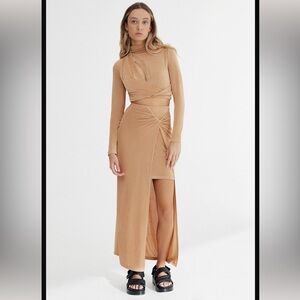 Significant Other Ivy‎ Skirt in Tan